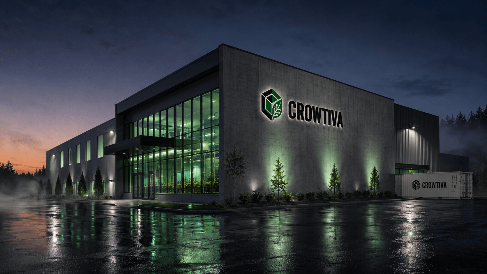 Crowtiva facility exterior